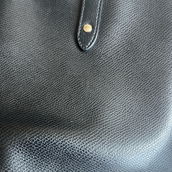 Coach Black Pebbled Leather Tote - Picture 6 of 15